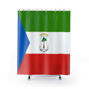 Equatorial Guinea Stylish Design 71" x 74" Elegant Waterproof Shower Curtain for